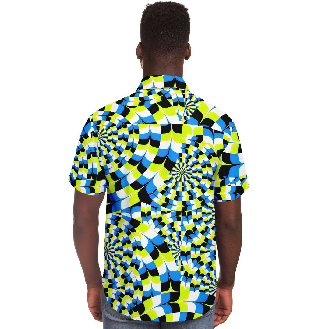Psychedelic Sunflower Button Shirt | Hubert S