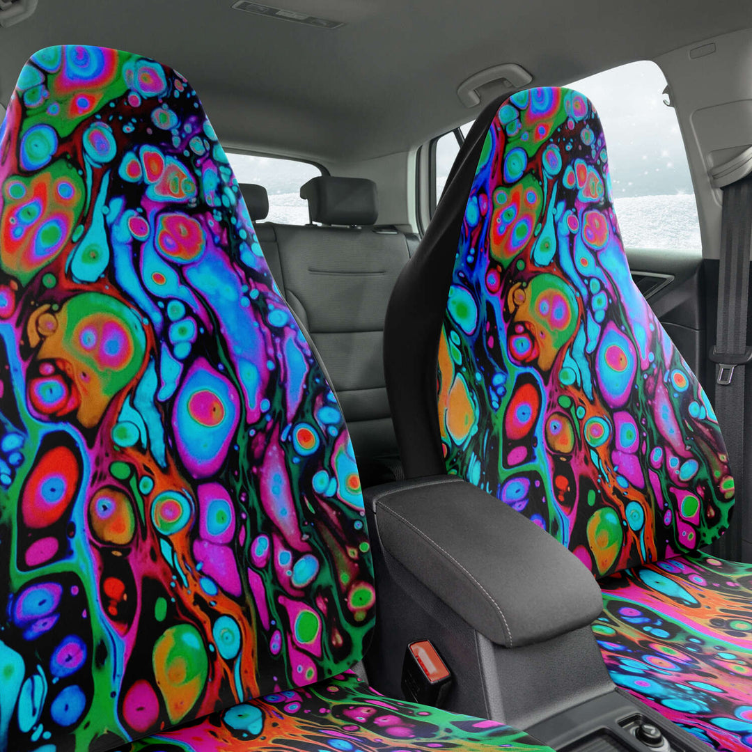 Superfluid Rainbow Seltzer | Seat Cover |Ashley Prince