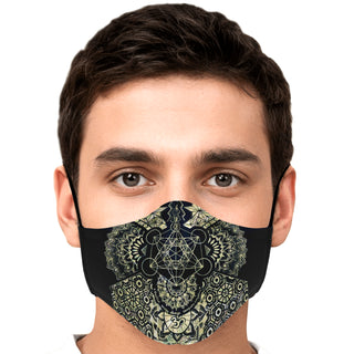 Geometric Gold | Face Mask | Mil Et Une