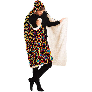 Swirl Hooded Blanket | Rob Mack