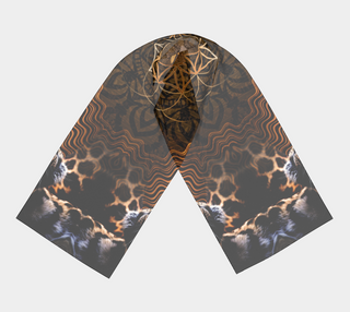NEFERTITI LOTUS || LONG SCARF || COSMIC SHIVA