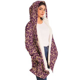 Oriental Floral Pattern - Amethyst | Cloak | Mandalazed