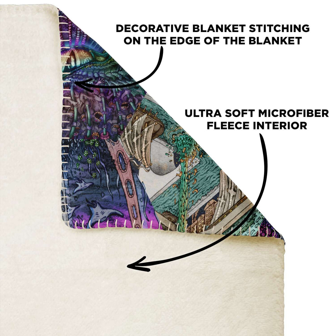 Hex Pattern Montage | Blanket | James Fletcher