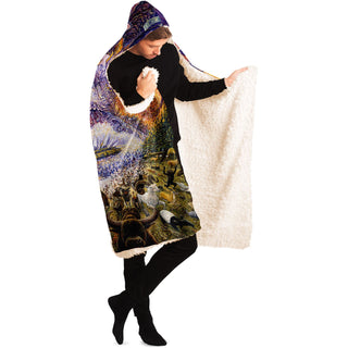 March of Progress Hooded Blanket | Mark Henson