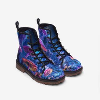 CRYSTAL SHROOMS Casual Leather Lightweight boots MT | ACIDMATH AI x CAMERON GRAY