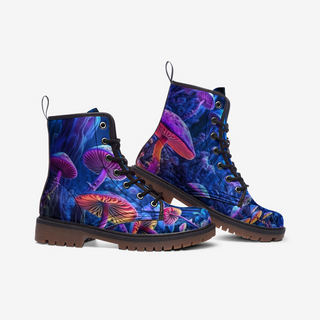 CRYSTAL SHROOMS Casual Leather Lightweight boots MT | ACIDMATH AI x CAMERON GRAY