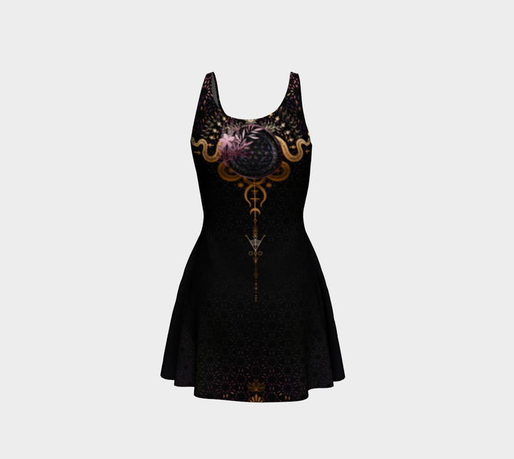 Seed of life || flare dress by Cosmic Shiva
