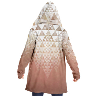 Fractal Triangles - Orange | Cloak | Mandalazed