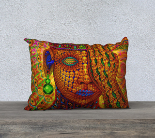 OVERCLOCKED 20" X 14" PILLOW CASE | SALVIA DROID