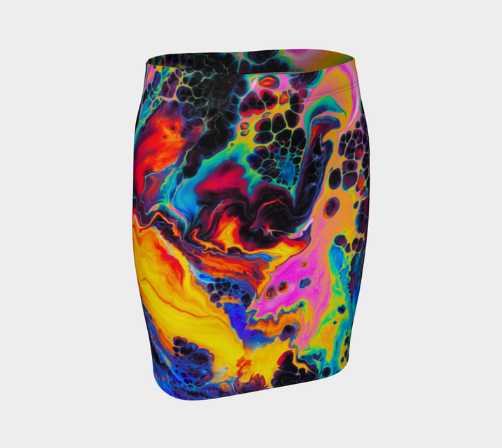Wasted Times Fitted Skirt | Geoglyser