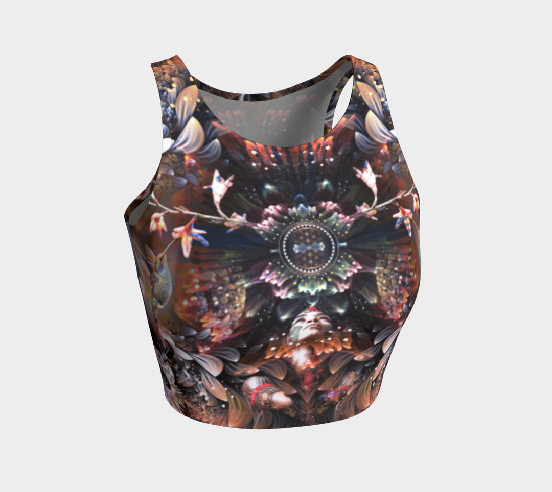 Sanctuary || Athletic crop top || by Cosmic Shiva