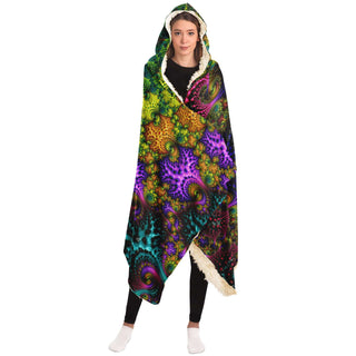 Great Cosmic Reef | Hooded Blanket | Makroverset
