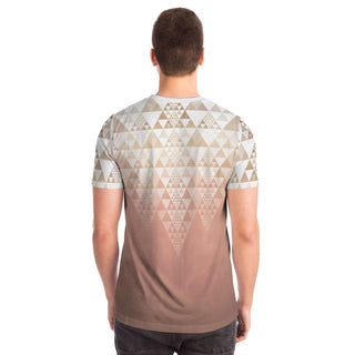 Fractal Triangles - Orange | Unisex T-Shirt | Mandalazed