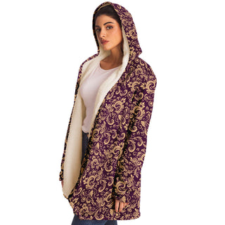 Oriental Floral Pattern - Amethyst | Cloak | Mandalazed