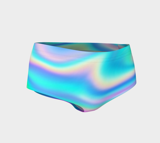 blue lagoon mini shorts | Hubert S