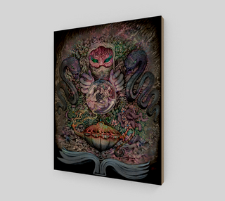 The Wish - Black | 11' x 14' Wood Print | James Fletcher