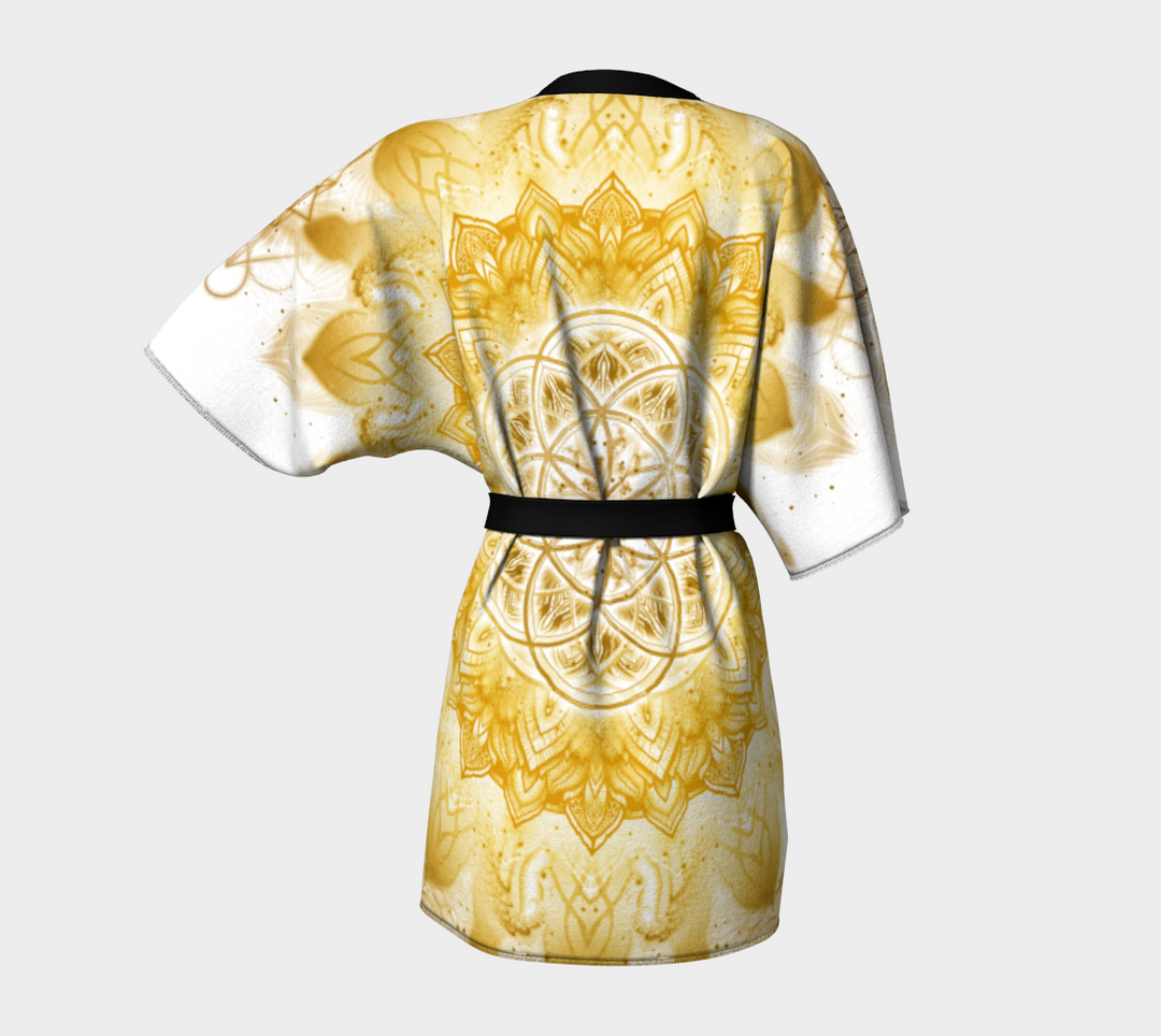Clear Gold Raising | Kimono Robe | Yantrart Design