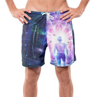 Conscious Self - Men's All-over Print Beach Shorts | Cameron Gray