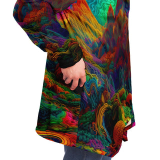 HIGH MOUNTAIN Microfleece Cloak | ACIDMATH AI