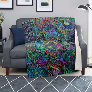 Time Temple | Microfleece Blanket | James Fletcher