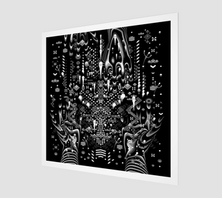 Game Monochrome Dark 20x24 Art Print | TAS Visuals