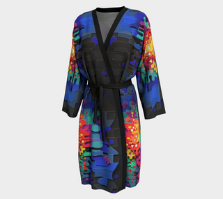 DEEP BAND PEIGNOIR KIMONO | TAS