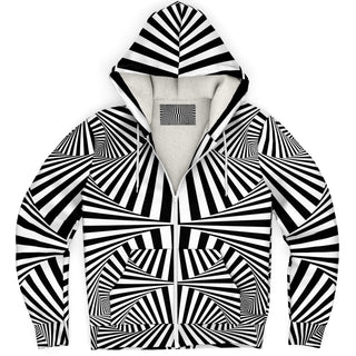 Closed Eye Visuals | Microfleece Zip Up Hoodie | Hubert Solczynski