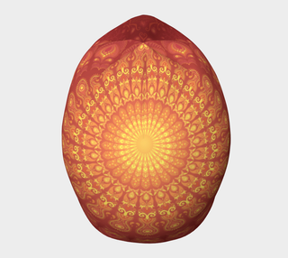 Peacock Feather Mandala - Sun | Beanie | Mandalazed