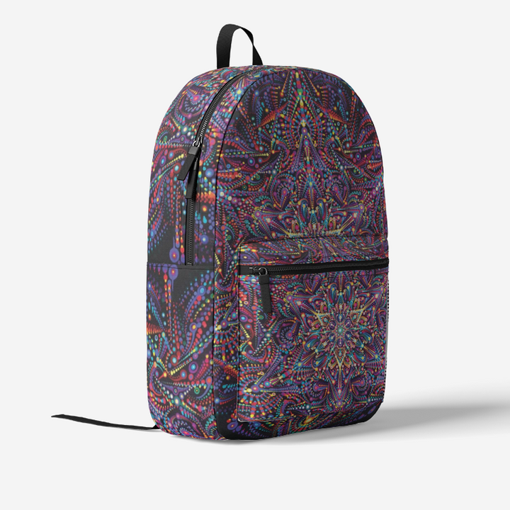 MARRIAGE MATERIAL Retro Colorful Print Trendy Backpack | Rob Mack