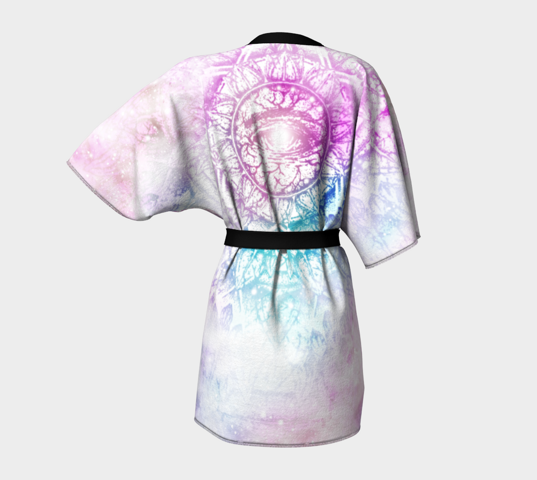 Illuminati Eye Mandala | Kimono Robe | Mandalazed