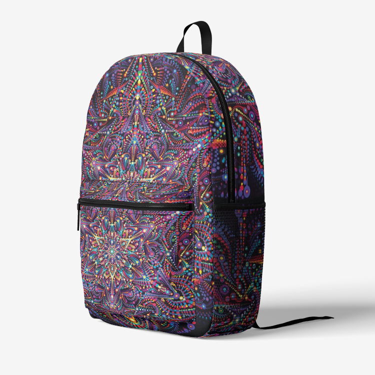 MARRIAGE MATERIAL Retro Colorful Print Trendy Backpack | Rob Mack