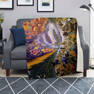 March of Progress MIcrofleece Blanket  | Mark Henson
