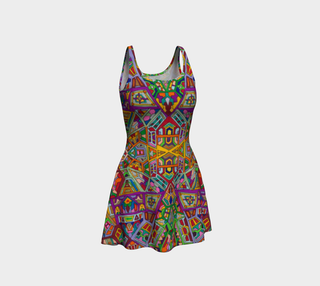 Polygons Flare Dress | Lachlan Wardlaw Polygons Flare Dress | Lachlan Wardlaw