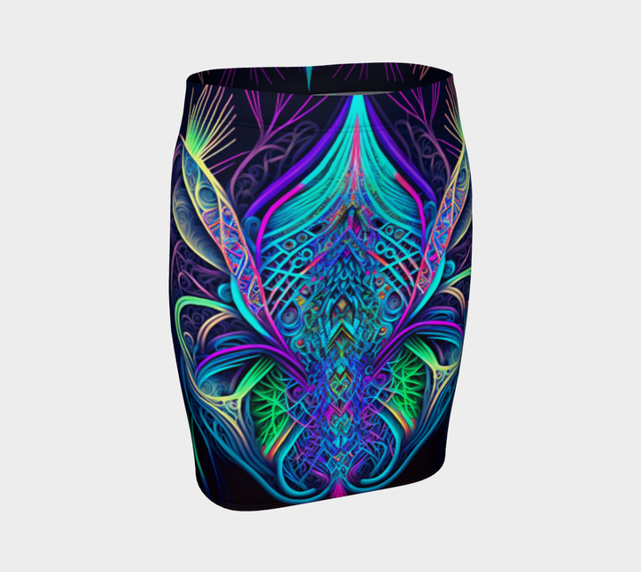 Feathered Fitted Skirt | Acidmath Guy