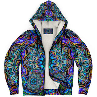 PSYCHEDELIC SYMPHONY | Microfleece Zip Up Hoodie | IMRAN