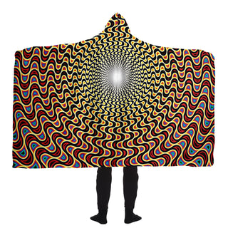 SWIRLS HOODED BLANKET | ROB MACK