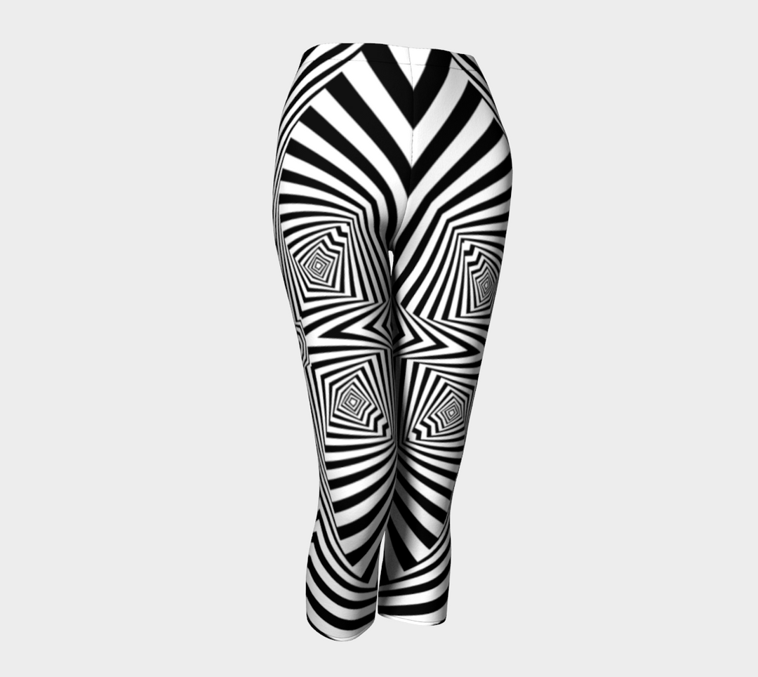 Zebra Lines Capris | Hubert S