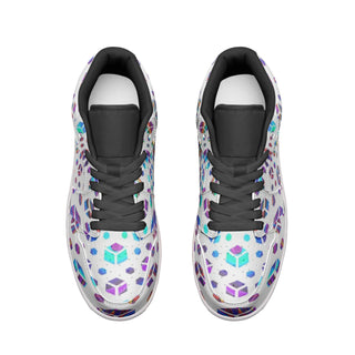 CUBE Unisex Low Top Leather Sneakers | Keegan Sweeny