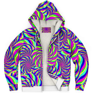 STARBURST Microfleece Ziphoodie | Art Design Works