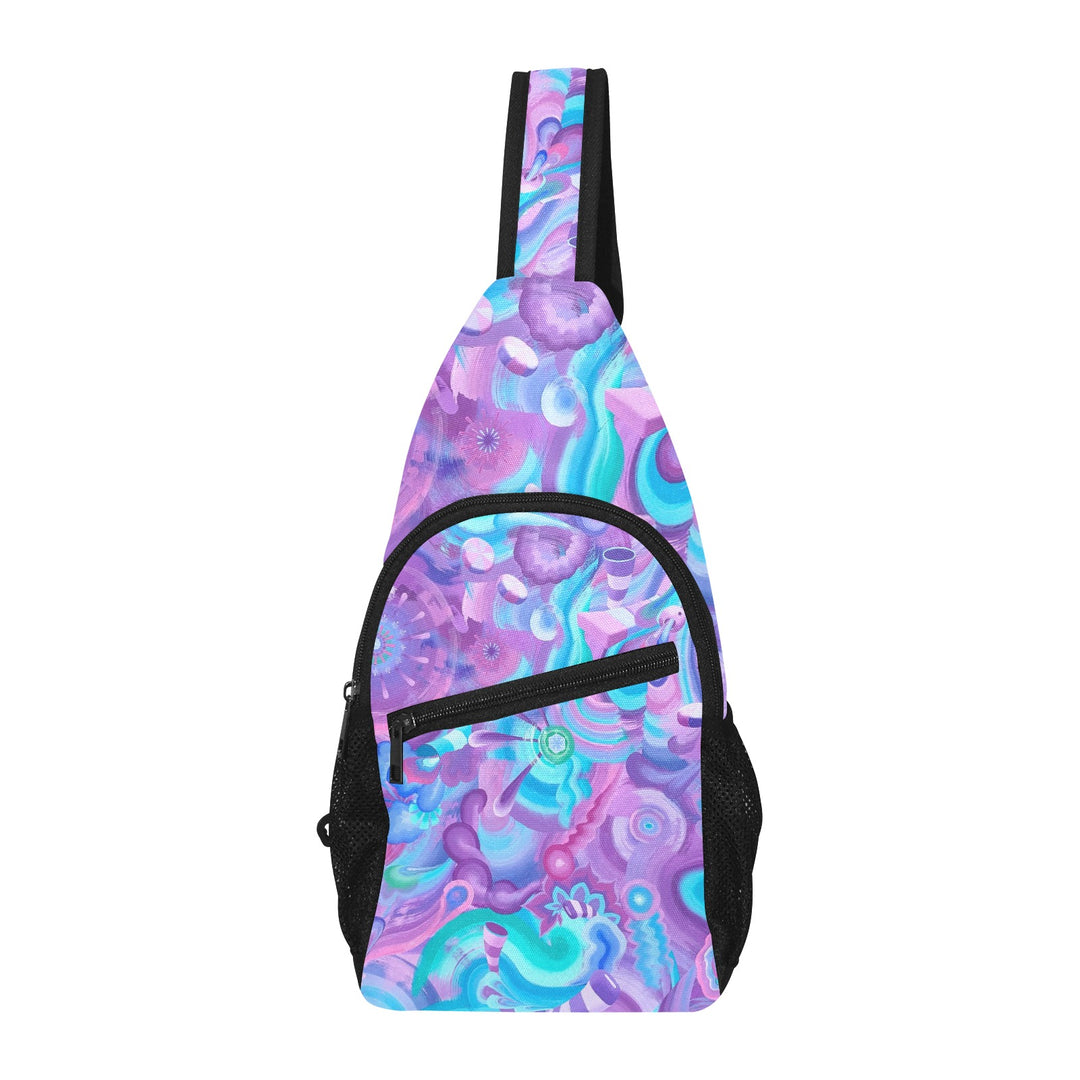 Juicy Candy Flow All Over Print Chest Bag | Dylan Thomas Brooks