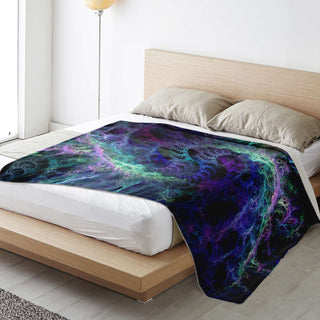Fractal Fire | Microfleece Blanket | James Fletcher