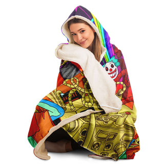 Super Jail Hooded Blanket | Miko Art