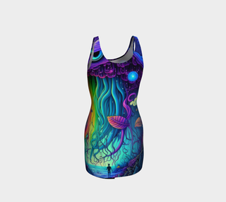 RAINBOW JELLY JOURNEY BODYCON DRESS | ACIDMATH GUY