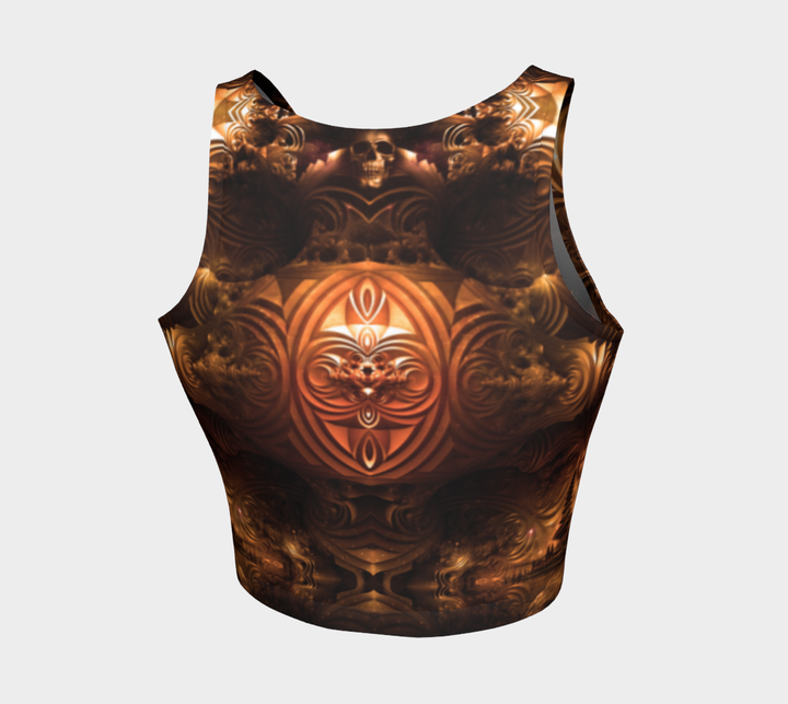 Golden Gate || Athletic crop top || by Cosmic Shiva