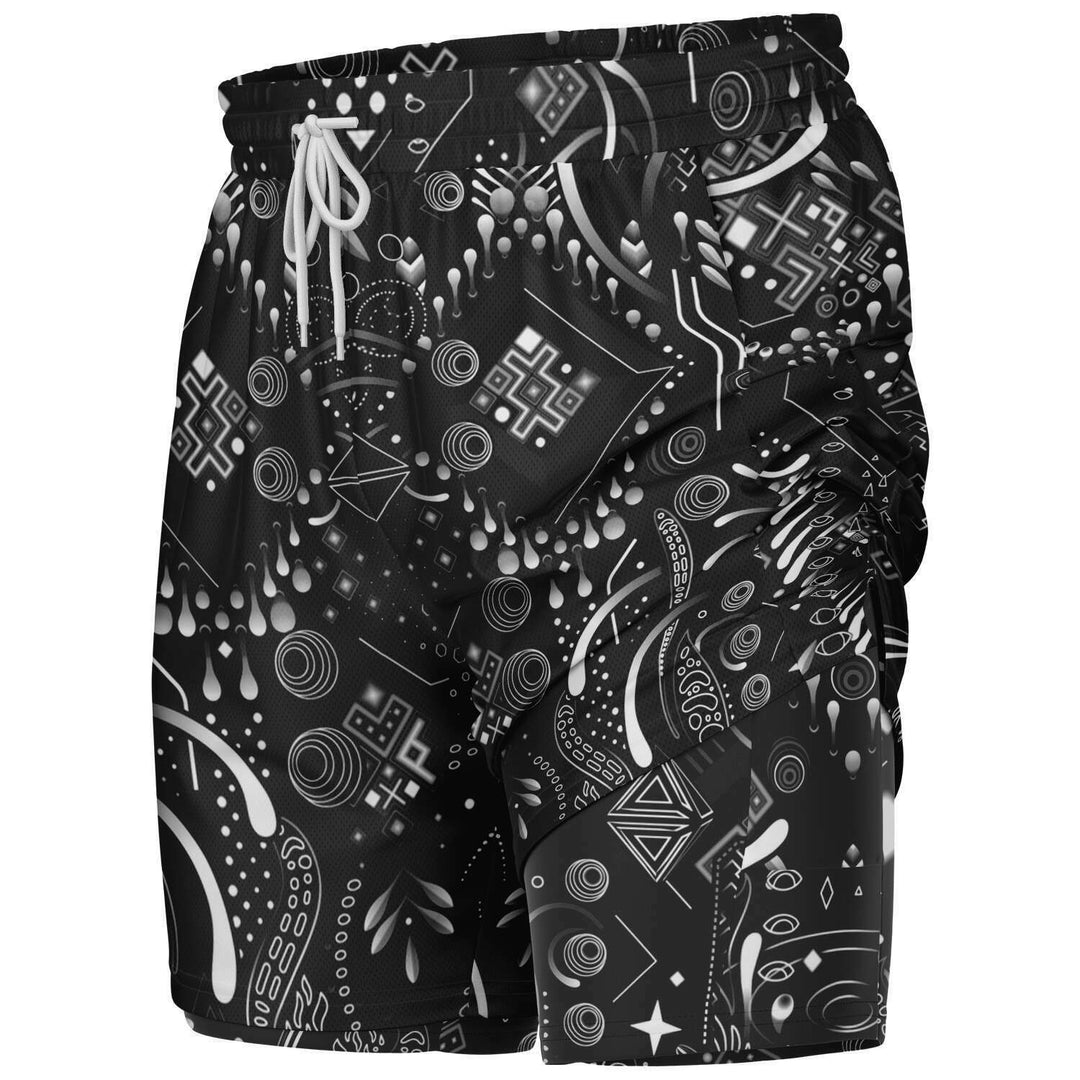 Jungle SHromatic Men's 2-in-1 Shorts - TAS
