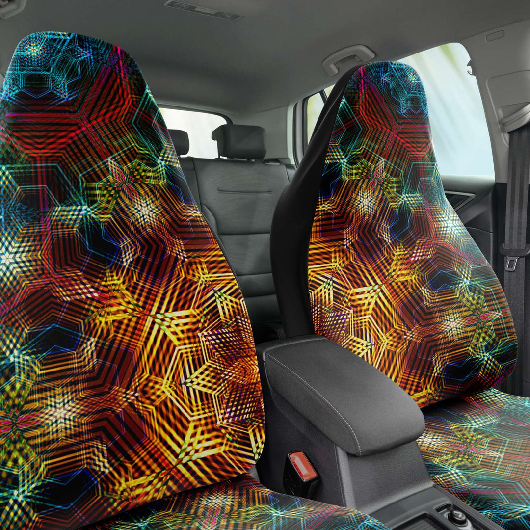 Clear Hexatrip | Seat Covers | Yantrart Design