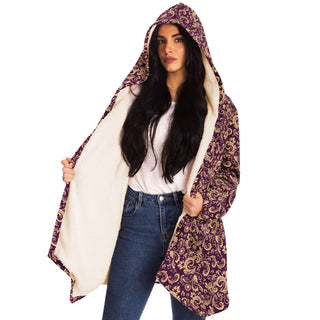 Oriental Floral Pattern - Amethyst | Cloak | Mandalazed