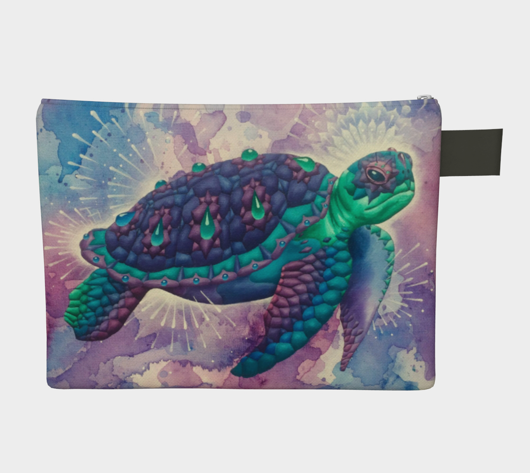 Space Turtle | Zipper Carry-All | Dylan Thomas Brooks