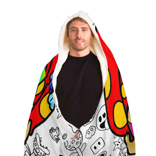 MARIO SPLASH HOODED BLANKET | MIKO ART