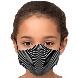 Sharp-Angled Op Art | Face Mask | Makroverset